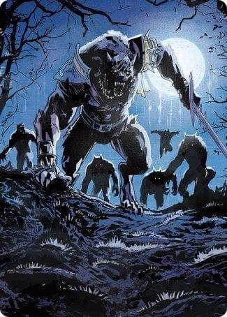 Magic: The Gathering MTG Single Tovolar, the Midnight Scourge 2 Art Card [Innistrad: Midnight Hunt Art Series]