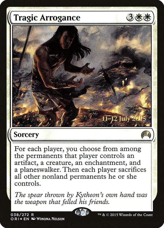 Magic: The Gathering MTG Single Tragic Arrogance [Magic Origins Prerelease Promos]