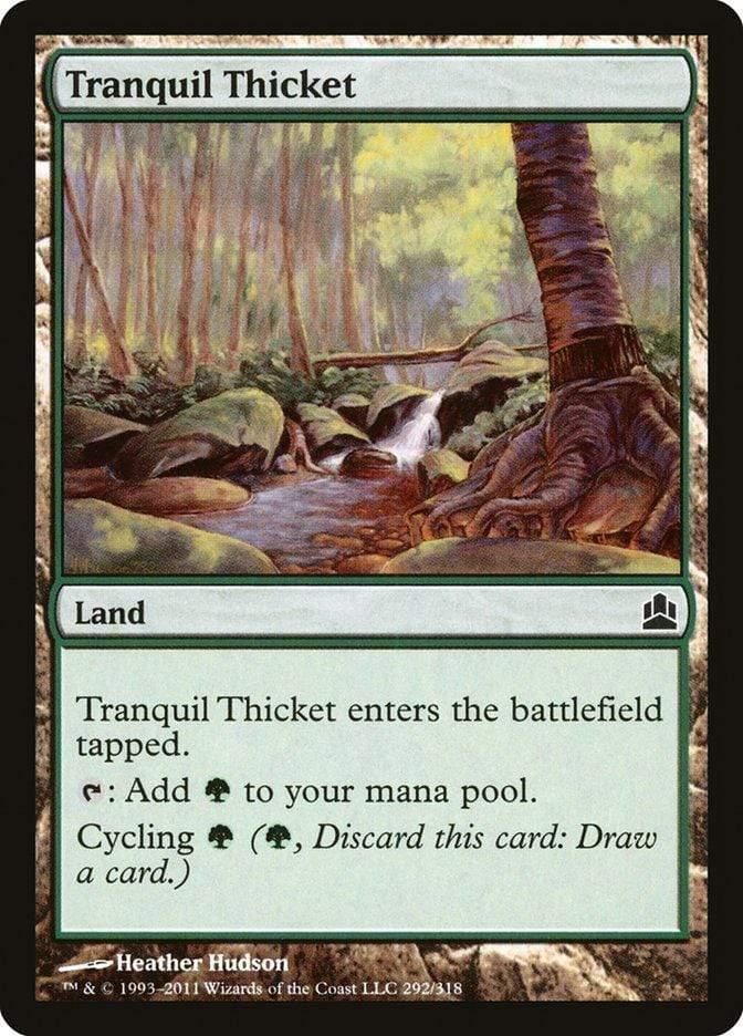 Magic: The Gathering MTG Single Tranquil Thicket [Commander 2011]