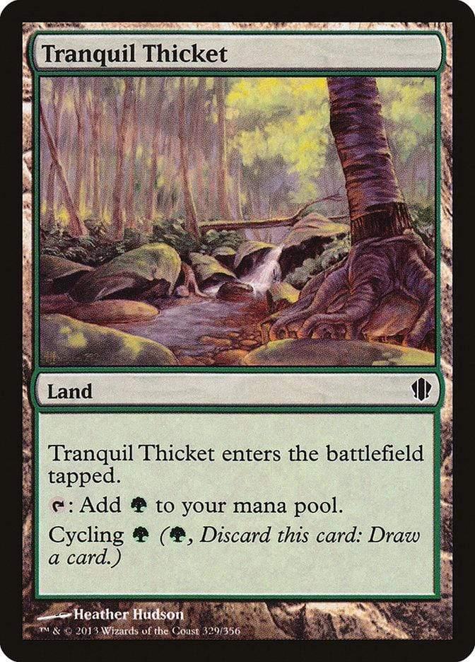 Magic: The Gathering MTG Single Tranquil Thicket [Commander 2013]