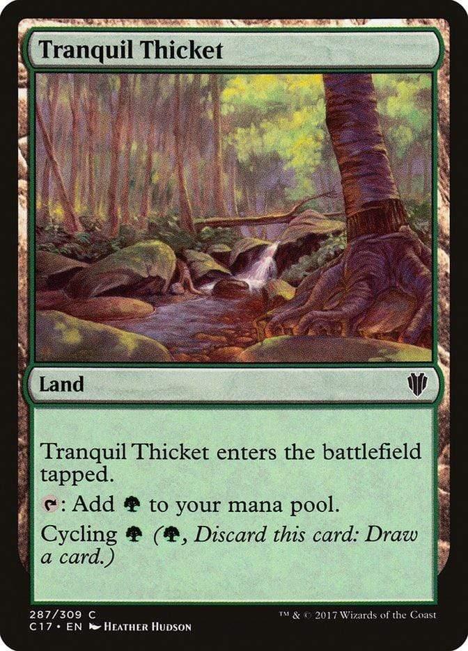 Magic: The Gathering MTG Single Tranquil Thicket [Commander 2017]