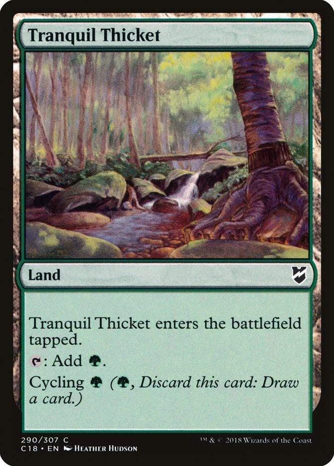 Magic: The Gathering MTG Single Tranquil Thicket [Commander 2018]