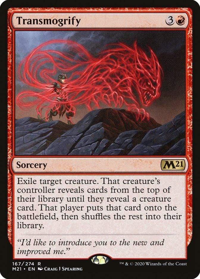 Magic: The Gathering MTG Single Transmogrify [Core Set 2021]