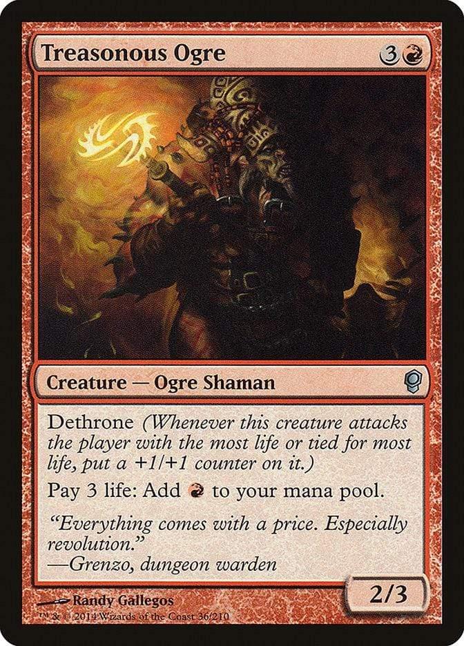 Magic: The Gathering MTG Single Treasonous Ogre [Conspiracy]