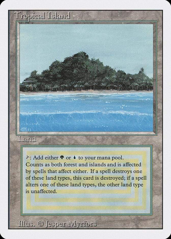 Magic: The Gathering MTG Single Tropical Island [Revised Edition]