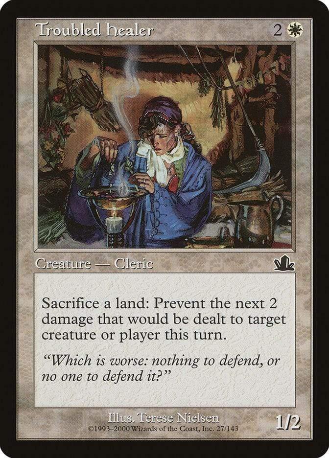Magic: The Gathering MTG Single Troubled Healer [Prophecy]