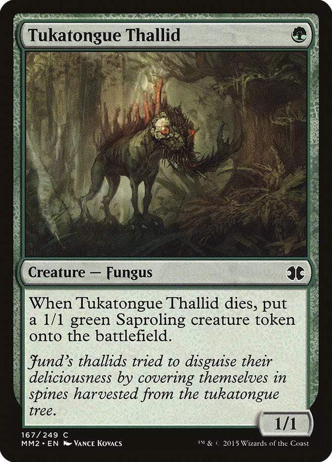 Magic: The Gathering MTG Single Tukatongue Thallid [Modern Masters 2015]
