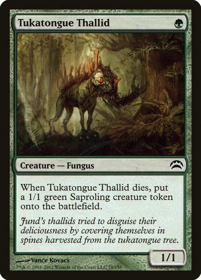 Magic: The Gathering MTG Single Tukatongue Thallid [Planechase 2012]