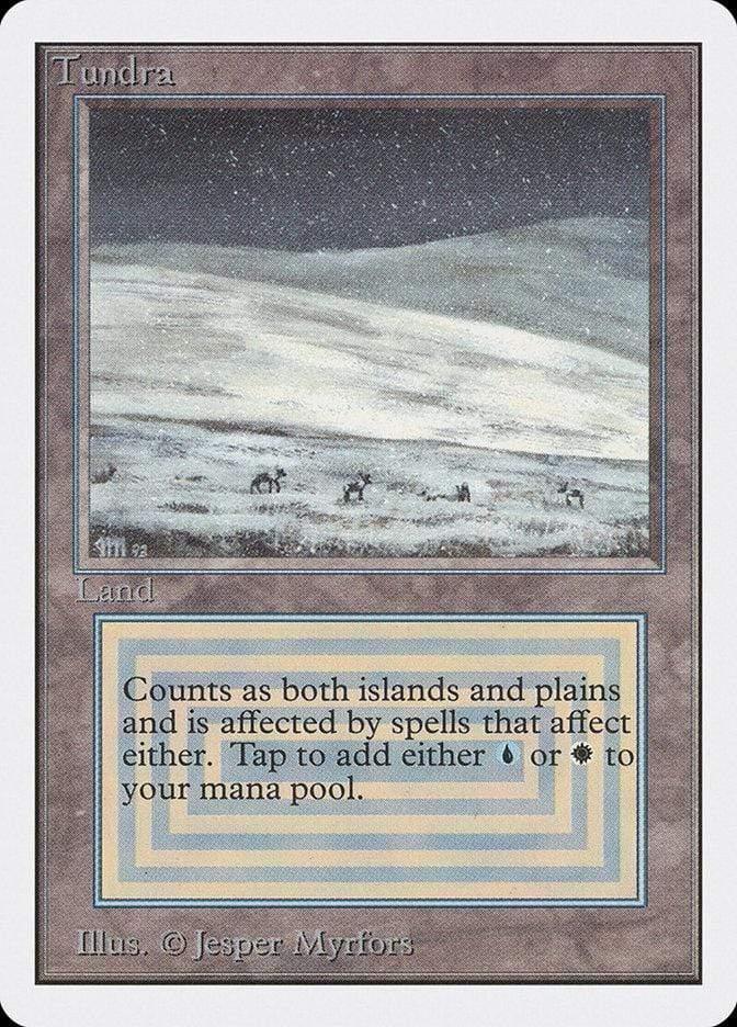 Magic: The Gathering MTG Single Tundra [Unlimited Edition]