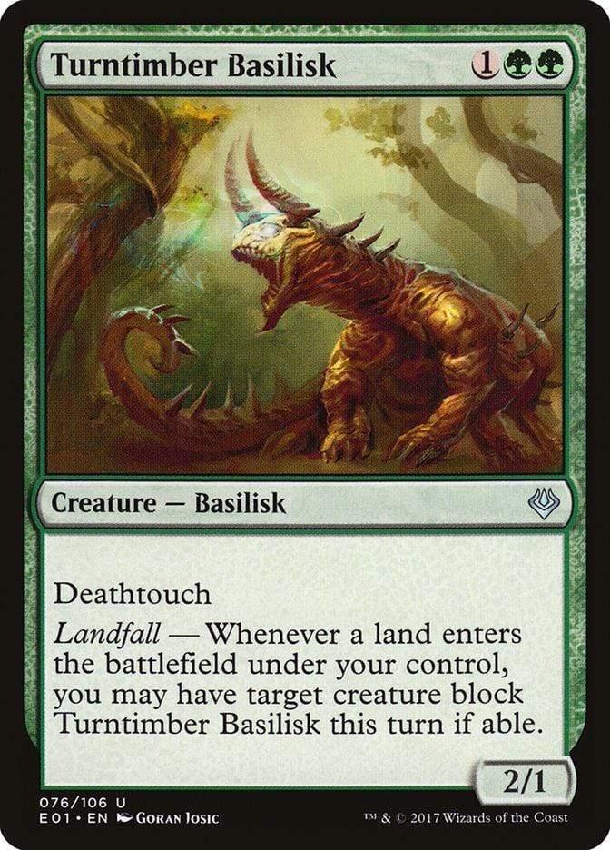 Magic: The Gathering MTG Single Turntimber Basilisk [Archenemy: Nicol Bolas]