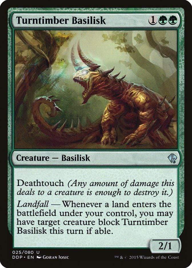 Magic: The Gathering MTG Single Turntimber Basilisk [Duel Decks: Zendikar vs. Eldrazi]