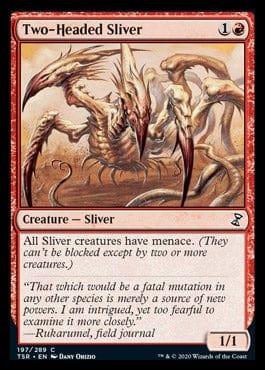 Magic: The Gathering MTG Single Two-Headed Sliver [Time Spiral Remastered]