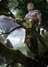 Magic: The Gathering MTG Single Tyvar Kell Art Card [Kaldheim: Art Series]