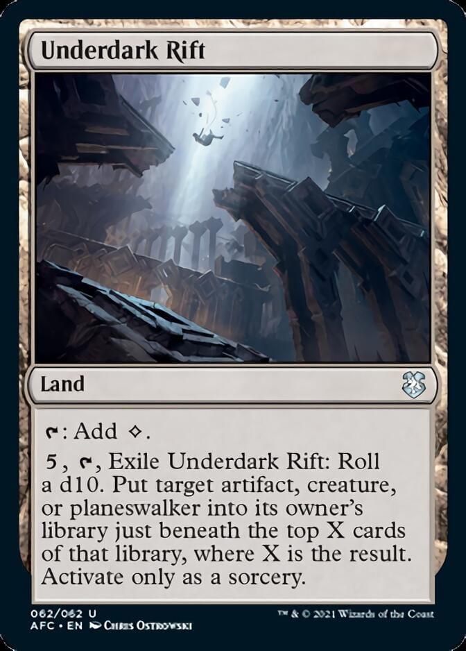 Magic: The Gathering MTG Single Underdark Rift [Dungeons & Dragons: Adventures in the Forgotten Realms Commander]