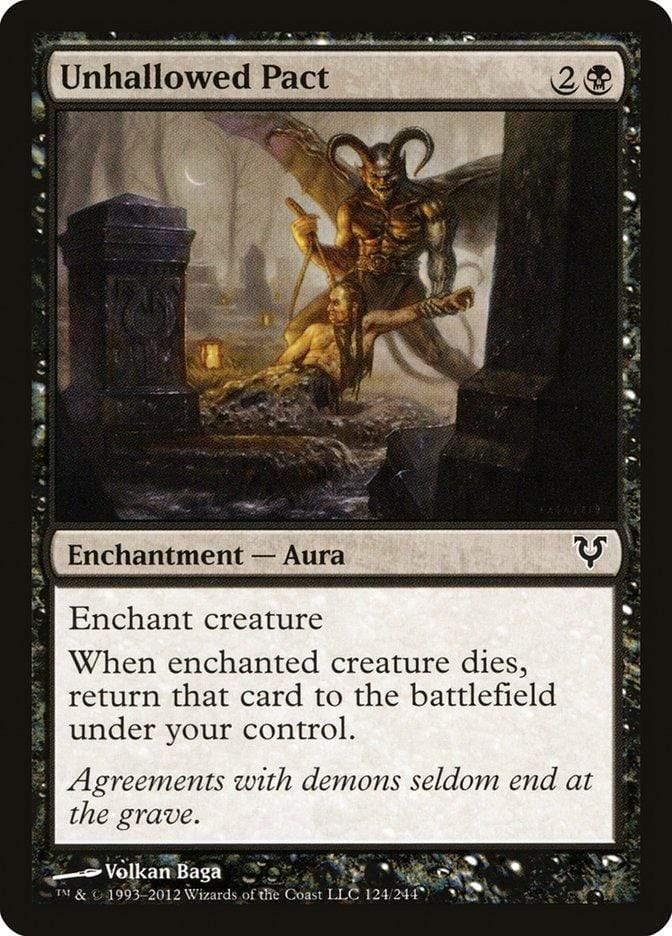 Magic: The Gathering MTG Single Unhallowed Pact [Avacyn Restored]