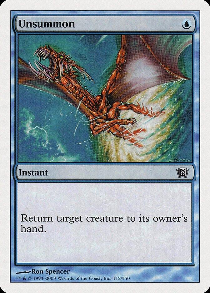Magic: The Gathering MTG Single Unsummon [Eighth Edition]