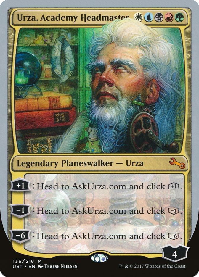 Magic: The Gathering MTG Single Urza, Academy Headmaster [Unstable]
