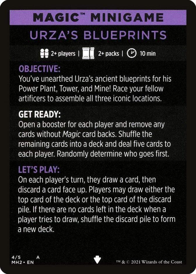 Magic: The Gathering MTG Single Urza's Blueprints (Magic Minigame) [Modern Horizons 2 Minigame]