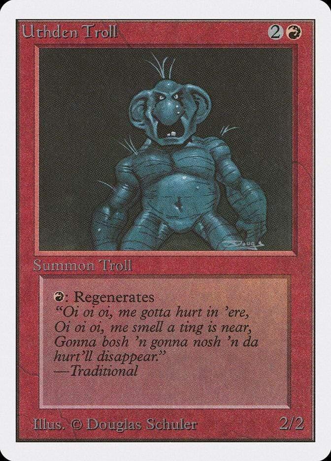 Magic: The Gathering MTG Single Uthden Troll [Unlimited Edition]