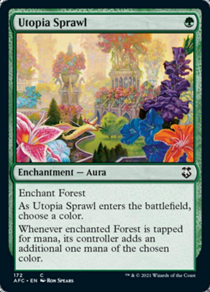 Magic: The Gathering MTG Single Utopia Sprawl [Dungeons & Dragons: Adventures in the Forgotten Realms Commander]