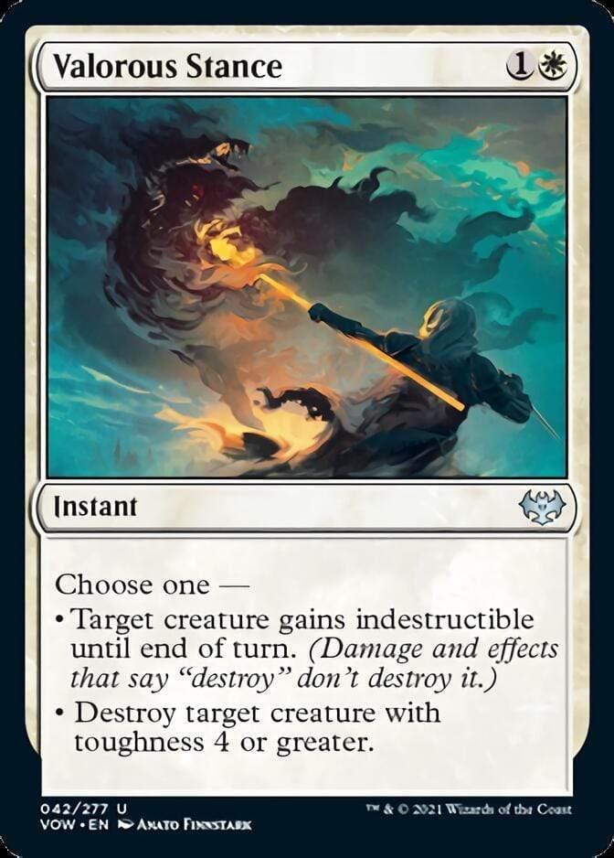 Magic: The Gathering MTG Single Valorous Stance [Innistrad: Crimson Vow]
