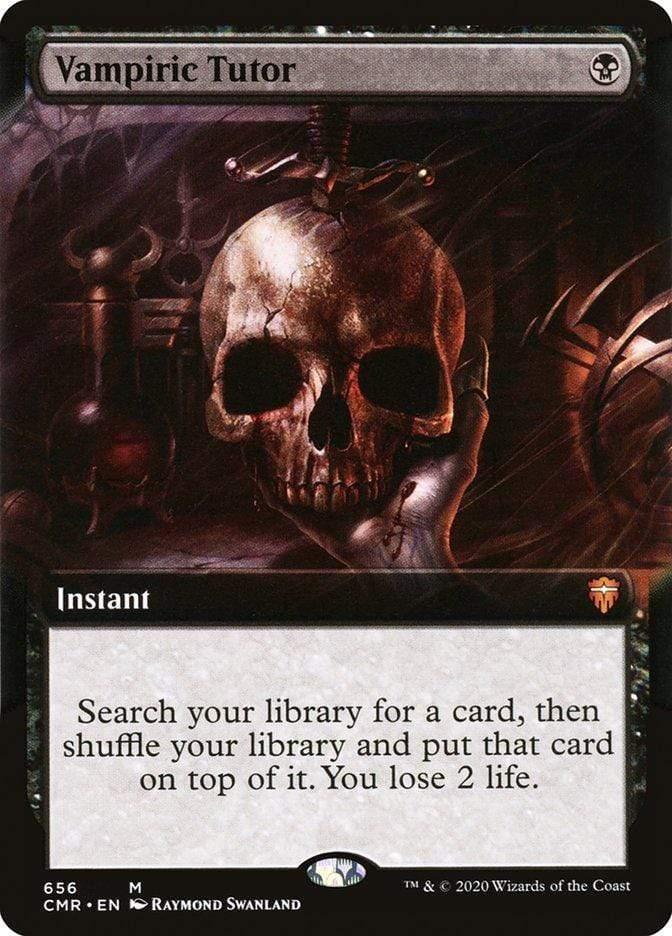 Magic: The Gathering MTG Single Vampiric Tutor (Extended) [Commander Legends Extended]