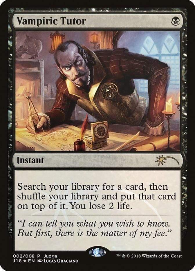 Magic: The Gathering MTG Single Vampiric Tutor [Judge Gift Cards 2018]