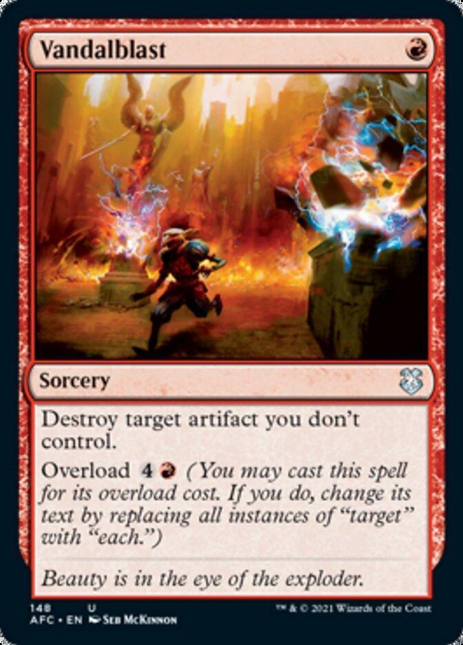 Magic: The Gathering MTG Single Vandalblast [Dungeons & Dragons: Adventures in the Forgotten Realms Commander]