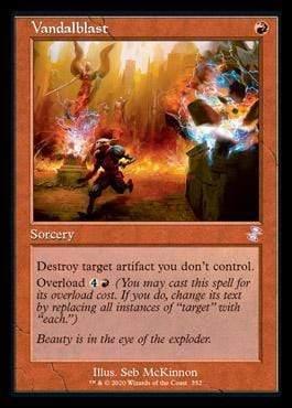 Magic: The Gathering MTG Single Vandalblast (Timeshifted) [Time Spiral Remastered]