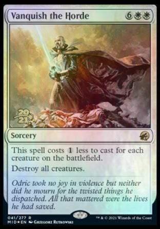 Magic: The Gathering MTG Single Vanquish the Horde [Innistrad: Midnight Hunt Prerelease Promos]
