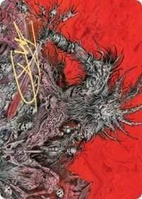 Magic: The Gathering MTG Single Varragoth, Bloodsky Sire Art Card (Gold-Stamped Signature) [Kaldheim: Art Series]