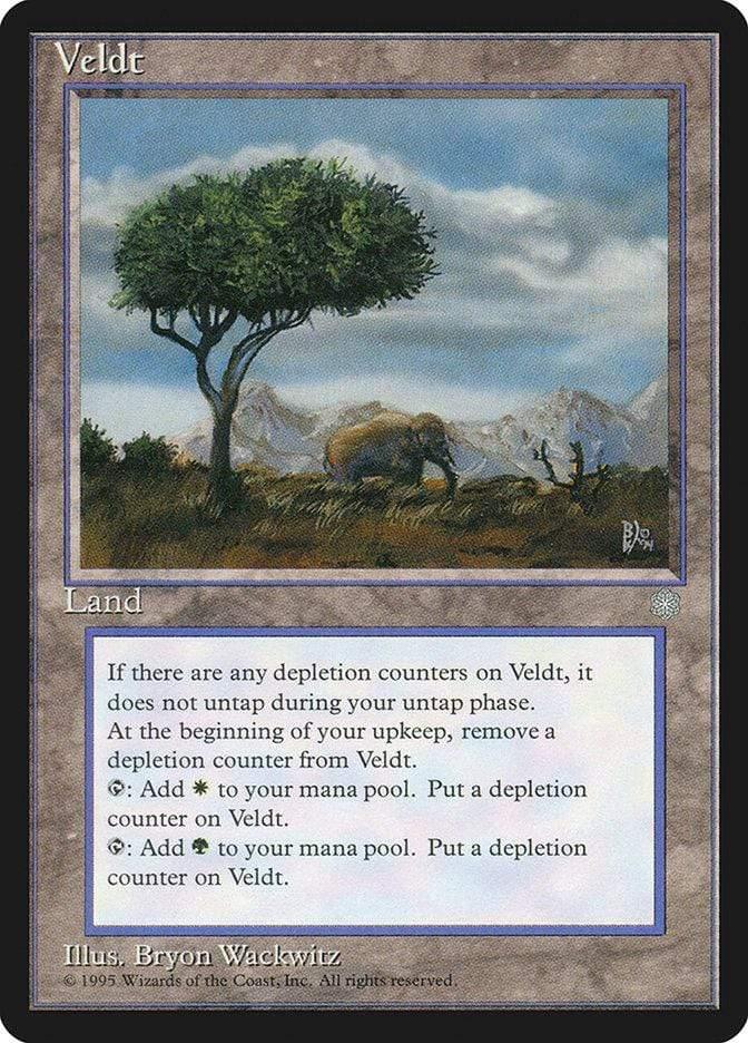 Magic: The Gathering MTG Single Veldt [Ice Age]