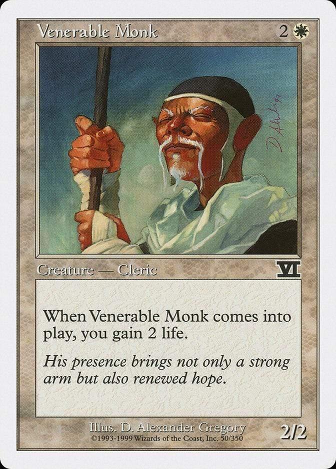 Magic: The Gathering MTG Single Venerable Monk [Classic Sixth Edition]