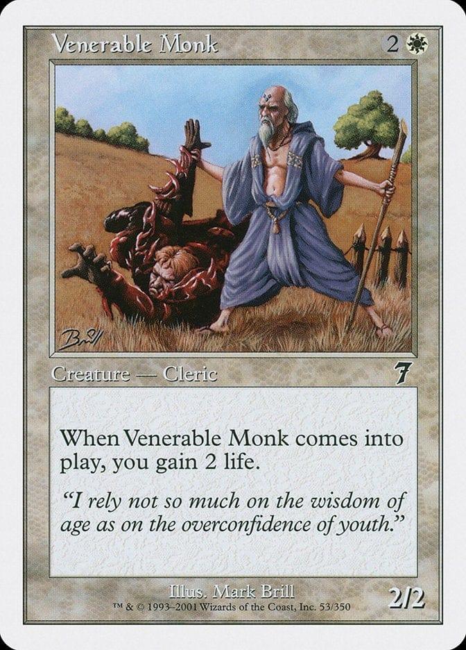 Magic: The Gathering MTG Single Venerable Monk [Seventh Edition]