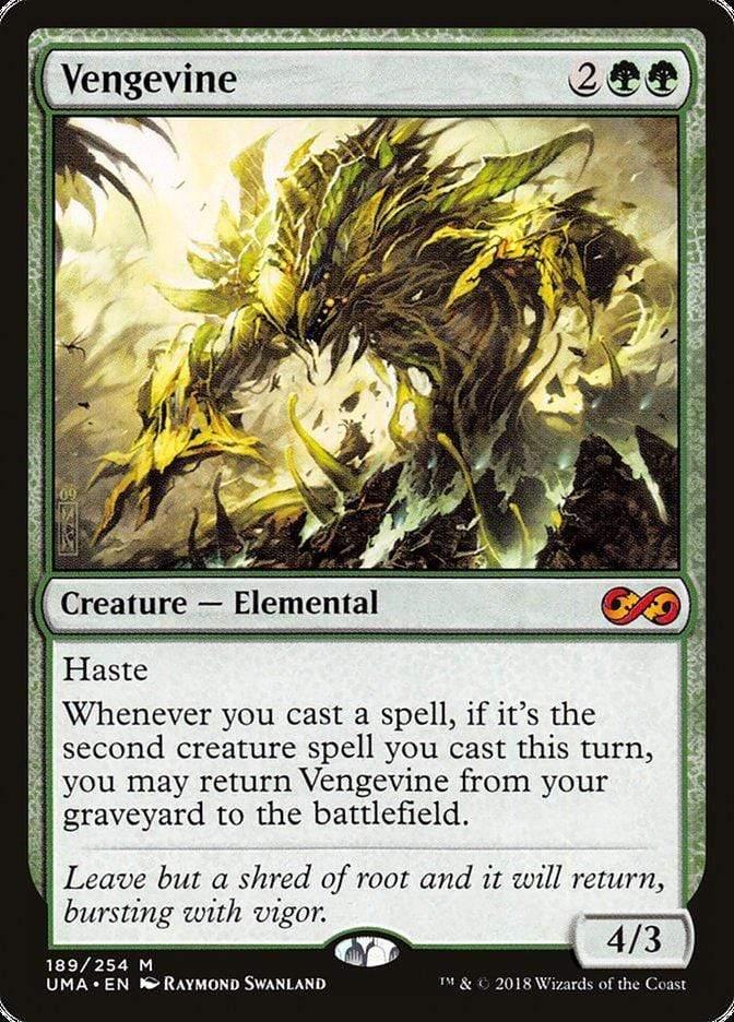 Magic: The Gathering MTG Single Vengevine [Ultimate Masters]
