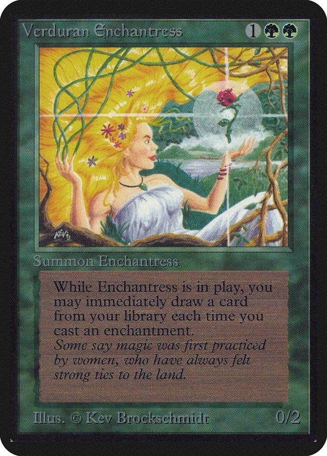 Magic: The Gathering MTG Single Verduran Enchantress [Limited Edition Alpha]