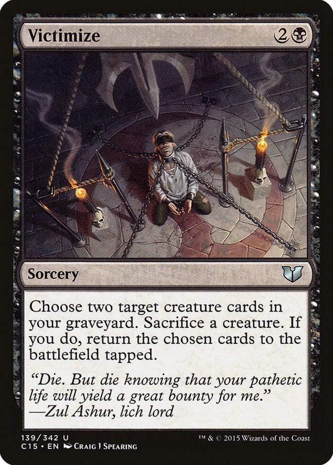Magic: The Gathering MTG Single Victimize [Commander 2015]