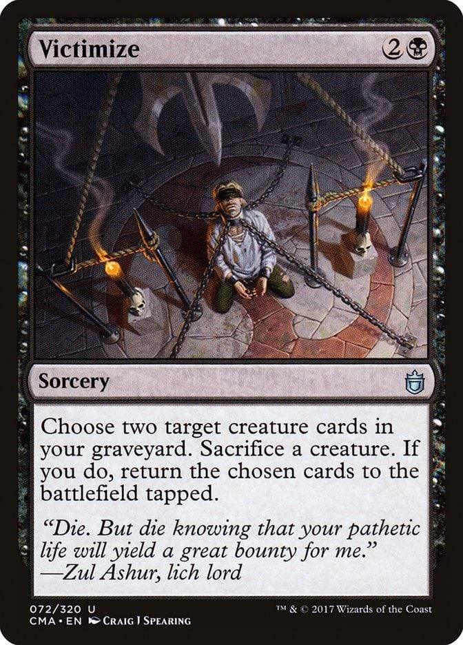 Magic: The Gathering MTG Single Victimize [Commander Anthology]