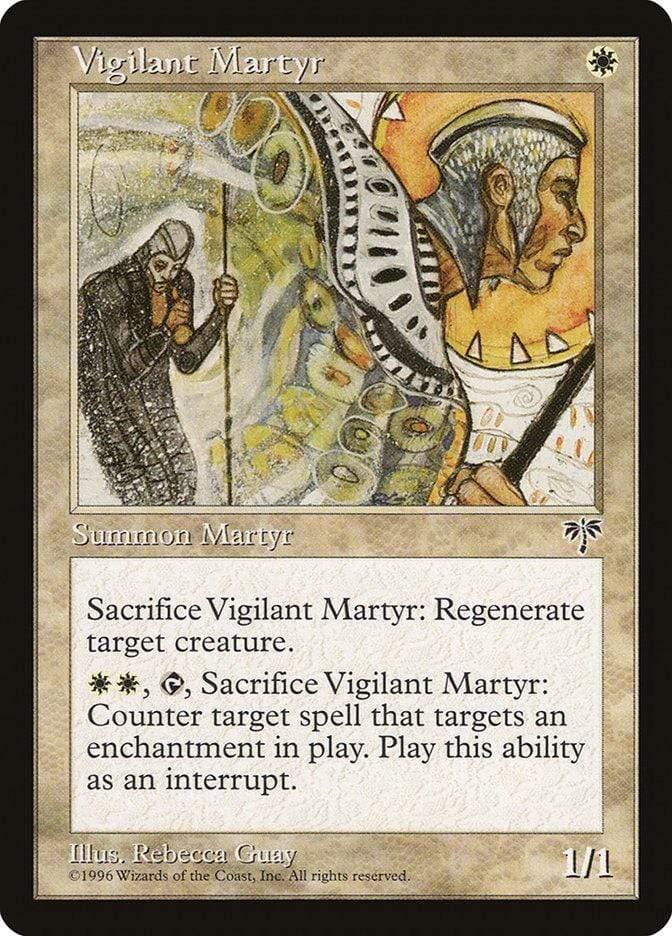 Magic: The Gathering MTG Single Vigilant Martyr [Mirage]