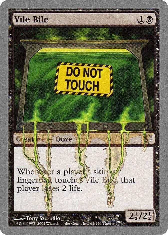 Magic: The Gathering MTG Single Vile Bile [Unhinged]