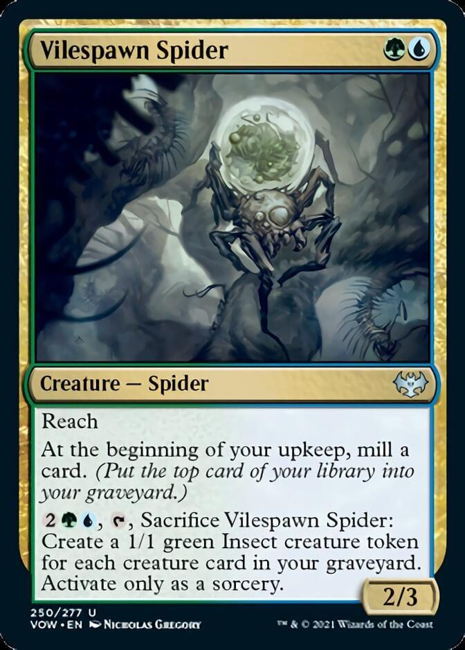 Magic: The Gathering MTG Single Vilespawn Spider [Innistrad: Crimson Vow]