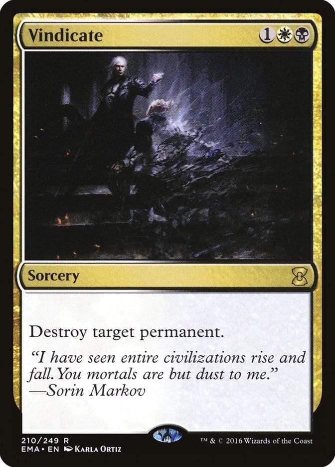 Magic: The Gathering MTG Single Vindicate [Eternal Masters]