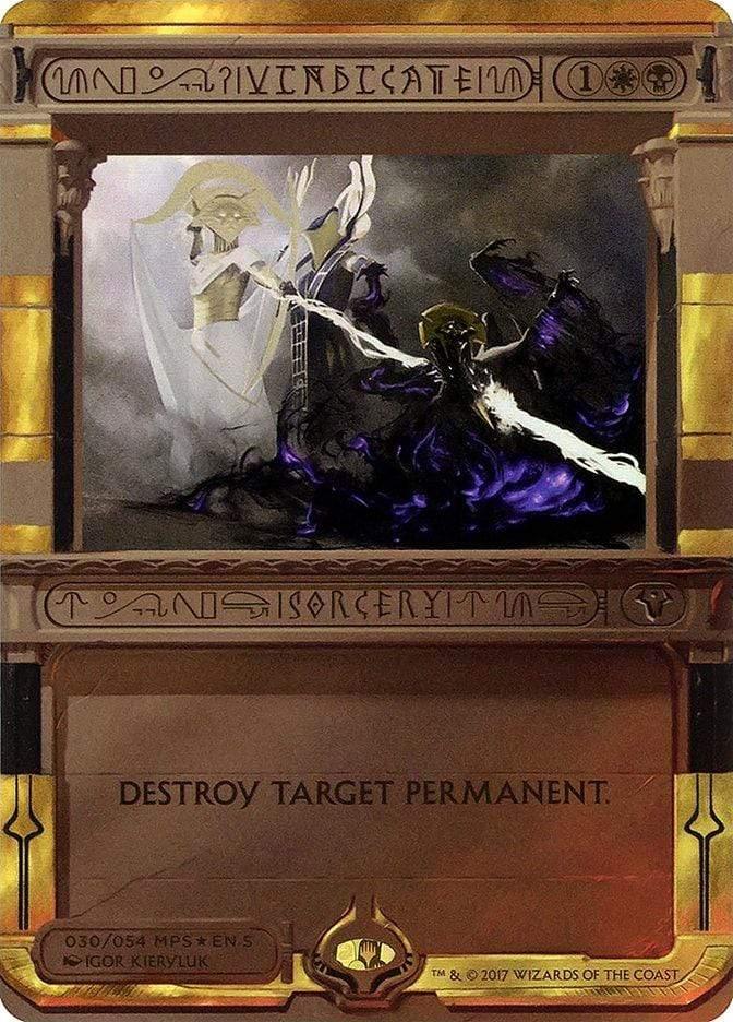 Magic: The Gathering MTG Single Vindicate (Invocation) [Amonkhet Invocations]