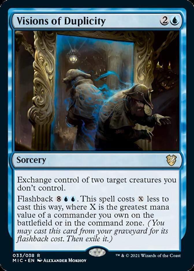 Magic: The Gathering MTG Single Visions of Duplicity [Innistrad: Midnight Hunt Commander]