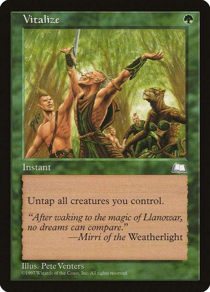 Magic: The Gathering MTG Single Vitalize [Weatherlight]
