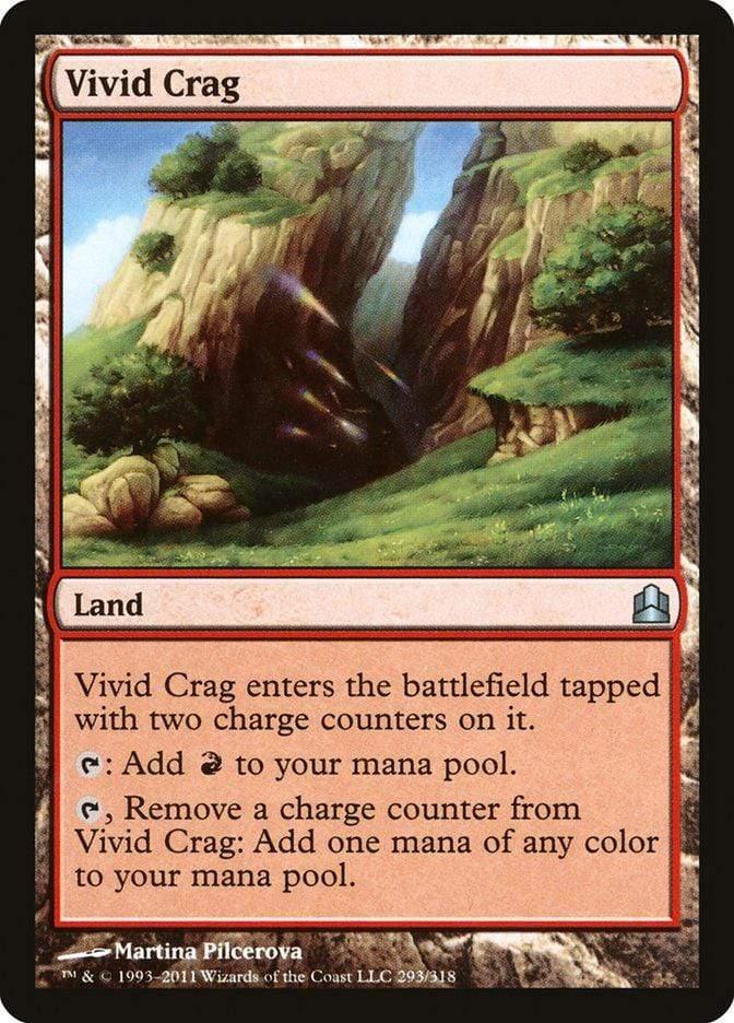 Magic: The Gathering MTG Single Vivid Crag [Commander 2011]
