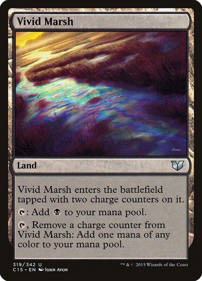 Magic: The Gathering MTG Single Vivid Marsh [Commander 2015]