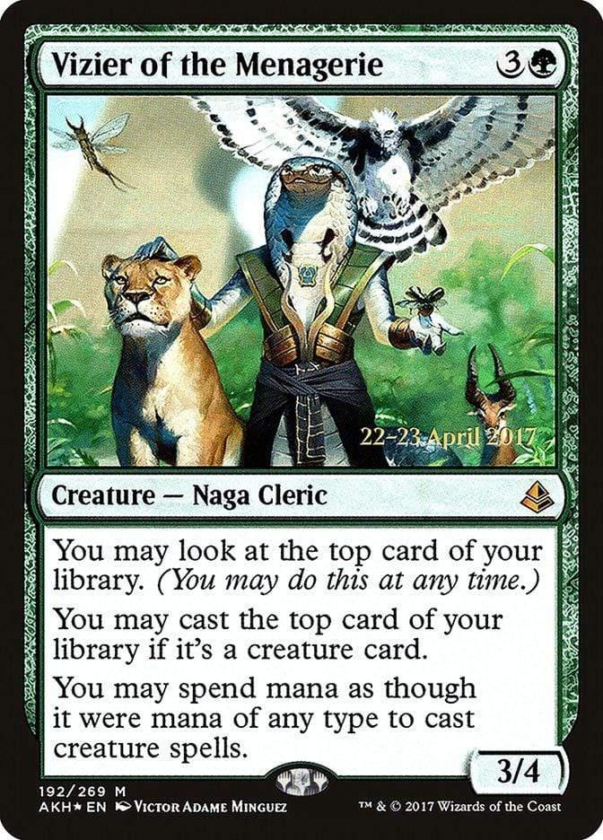 Magic: The Gathering MTG Single Vizier of the Menagerie  [Amonkhet Prerelease Promos]