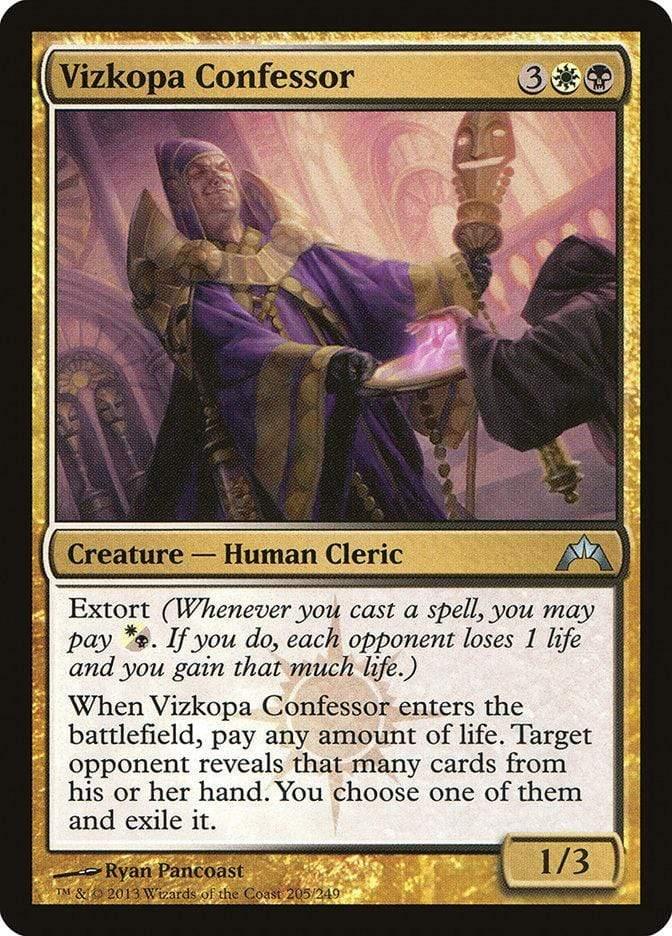 Magic: The Gathering MTG Single Vizkopa Confessor [Gatecrash]