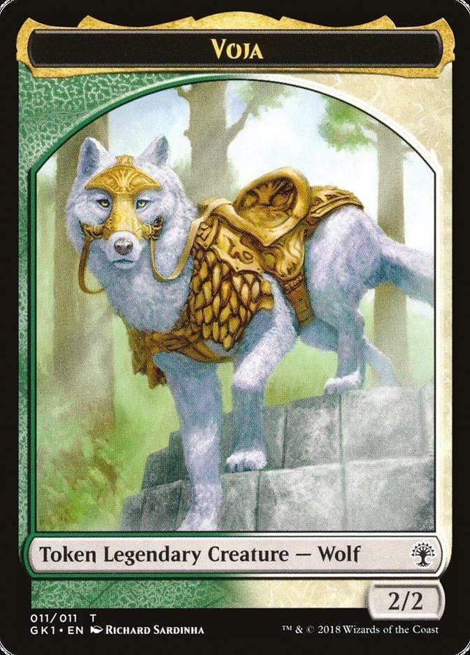 Magic: The Gathering MTG Single Voja // Saproling [Guilds of Ravnica Guild Kit Tokens]